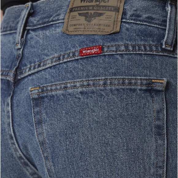 Men’s Wrangler Relaxed Fit Premium Quality Levi Jeans - Picture 8 of 14